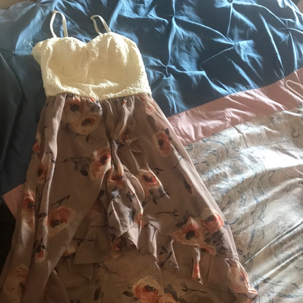 Floral High-Low  Dress